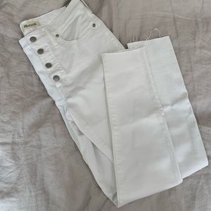Madewell White Jeans